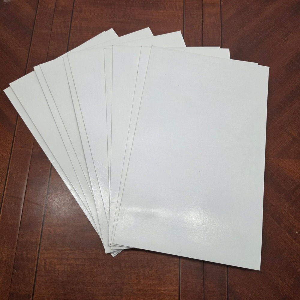 Lot of 5 JCPenney Gift Boxes White Large Apparel Size Glossy Cardboard Foldable
